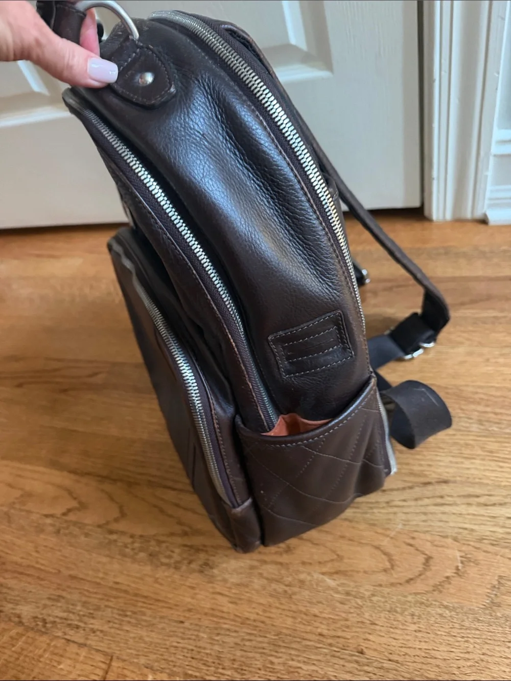 Martin Dingman Leather Backpack